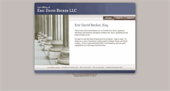 Desktop Screenshot of davidbeckeresq.com